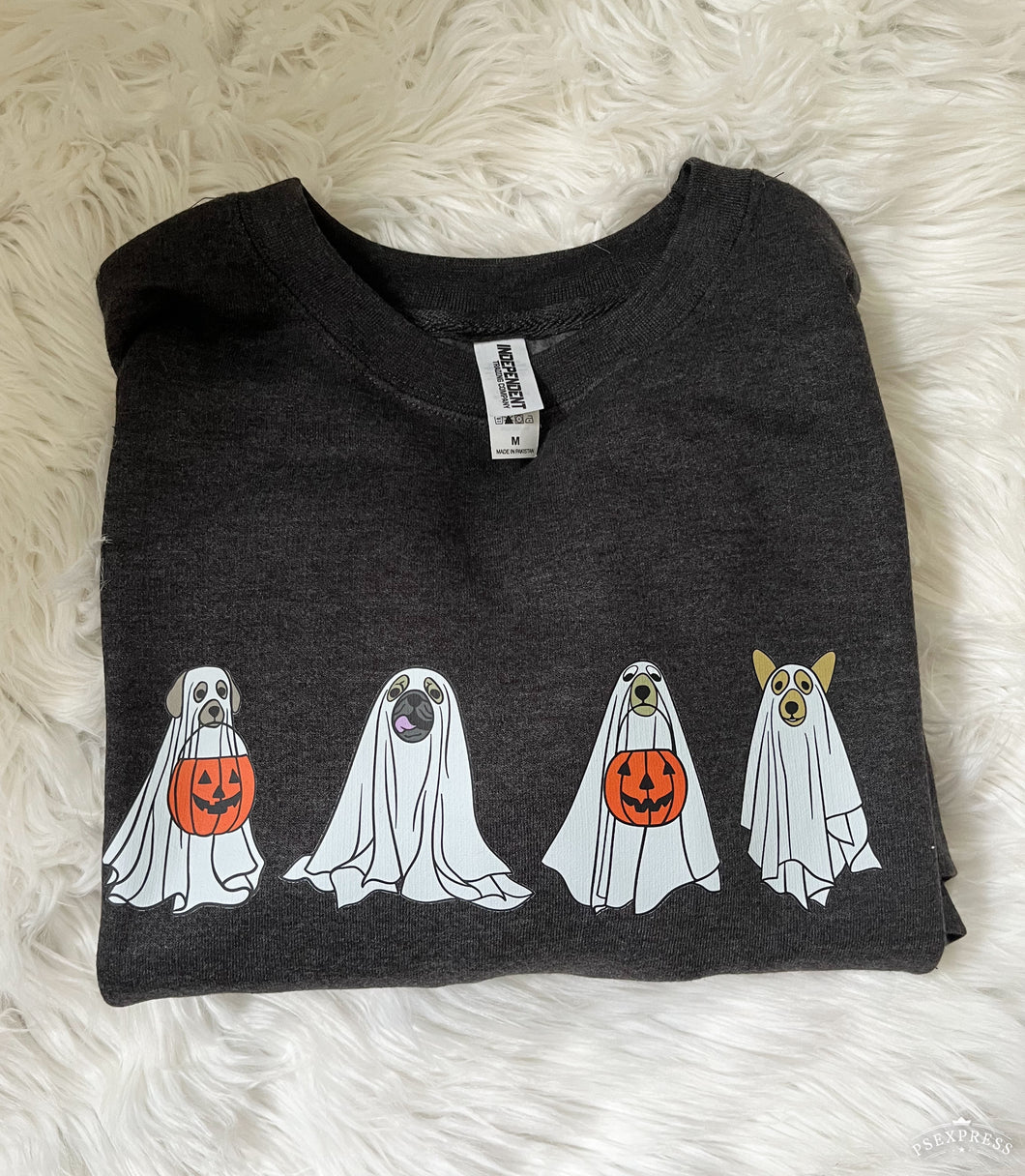 Ghost pup crewneck